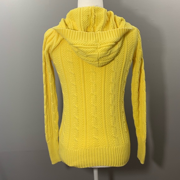Old Navy cable knit hooded sweater size XS - Picture 3 of 4
